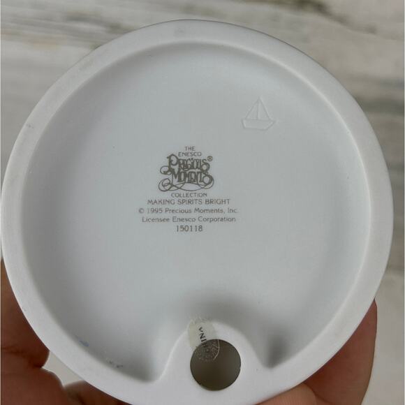 Vintage Precious moments Making spirits bright with box mint condition figurine - Picture 7 of 7